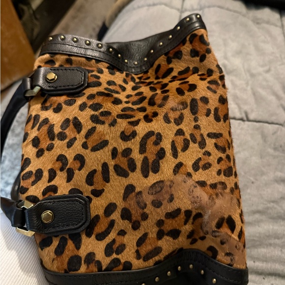 OrYANY Leopard Print Women's Bag with Black Accents - Picture 2 of 10